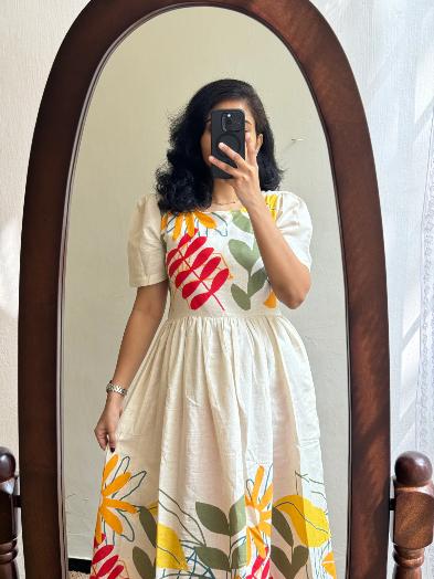 Soch Kurta Beautiful prints of pure and rich Soft Cotton Gown