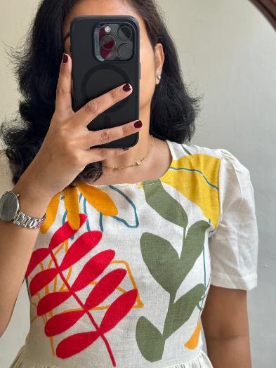 Soch Kurta Beautiful prints of pure and rich Soft Cotton Gown